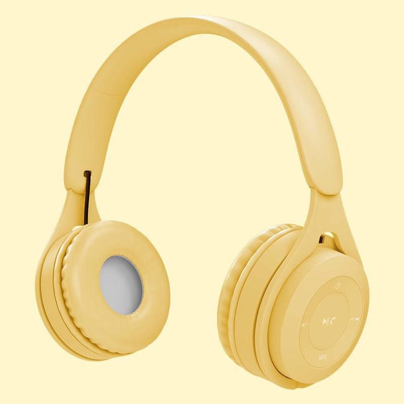 over-ear Bluetooth headphones