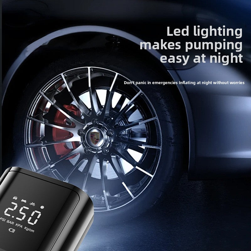 Car-mounted portable air pump