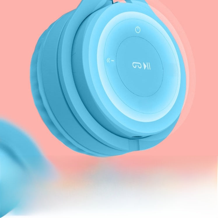 over-ear Bluetooth headphones